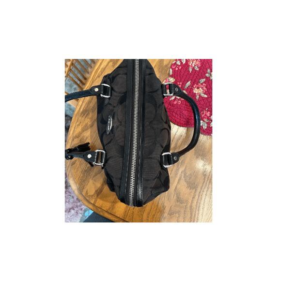 Vintage Coach Handbag with Coach Signature Tag and Tassel - Picture 5 of 11